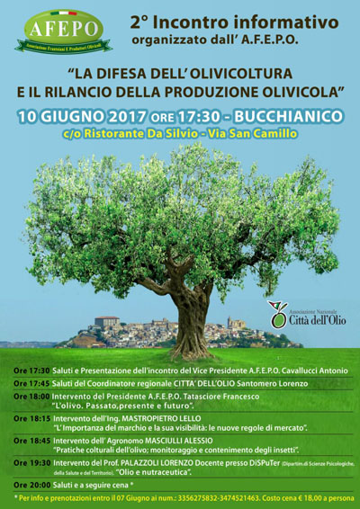 Difesa Olivicoltura rilancio produzione olivicola